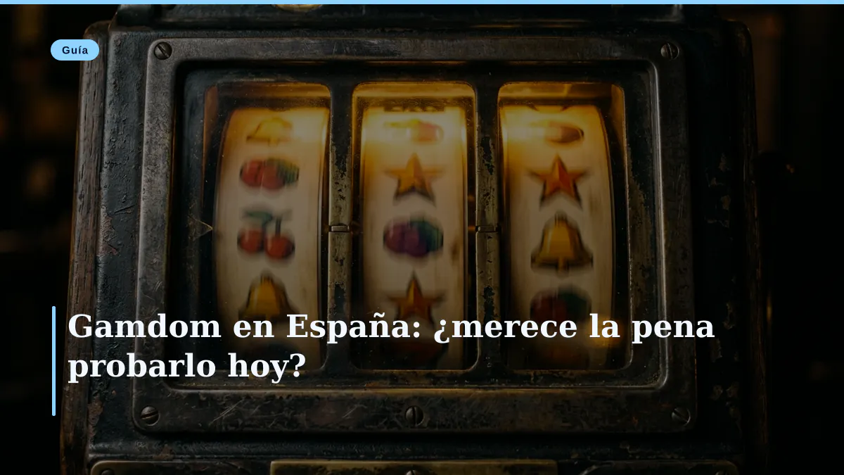 Gamdom en España: ¿merece la pena probarlo hoy?