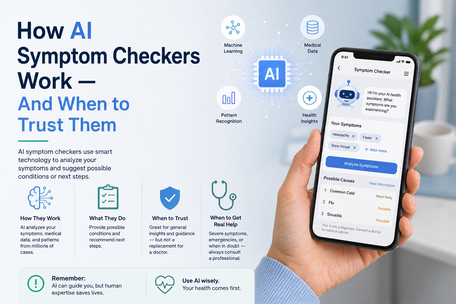 How AI Symptom Checkers Work — And When to Trust Them