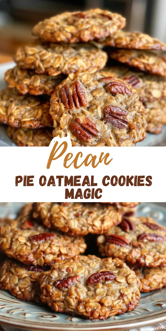 Pecan Pie Oatmeal Cookies Melt in Mouth