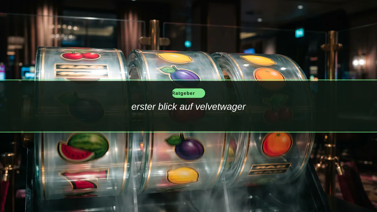erster blick auf velvetwager