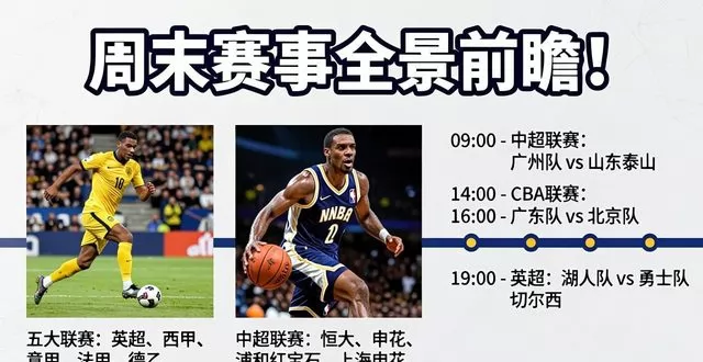 周末赛事全景前瞻！五大联赛 + 中超 CBA+NBA，多线冲冠战局深度解析