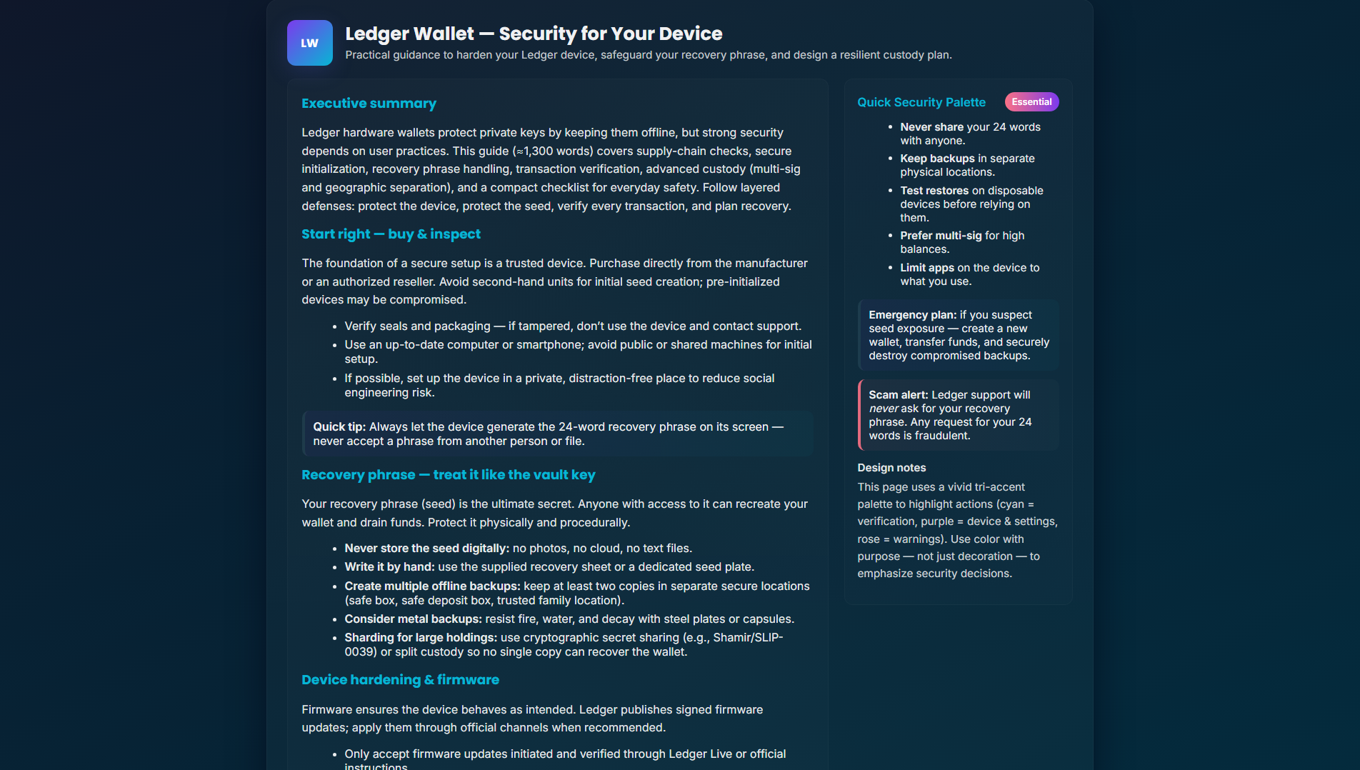 Stored capture of ladger-wallet-welcome.pages.dev