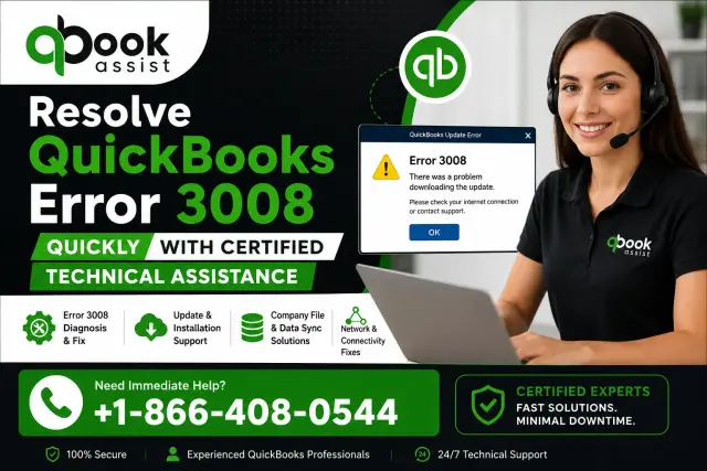 Resolve Quickbooks Error 3008
