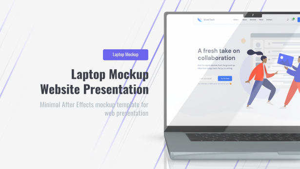 Laptop Website Promo