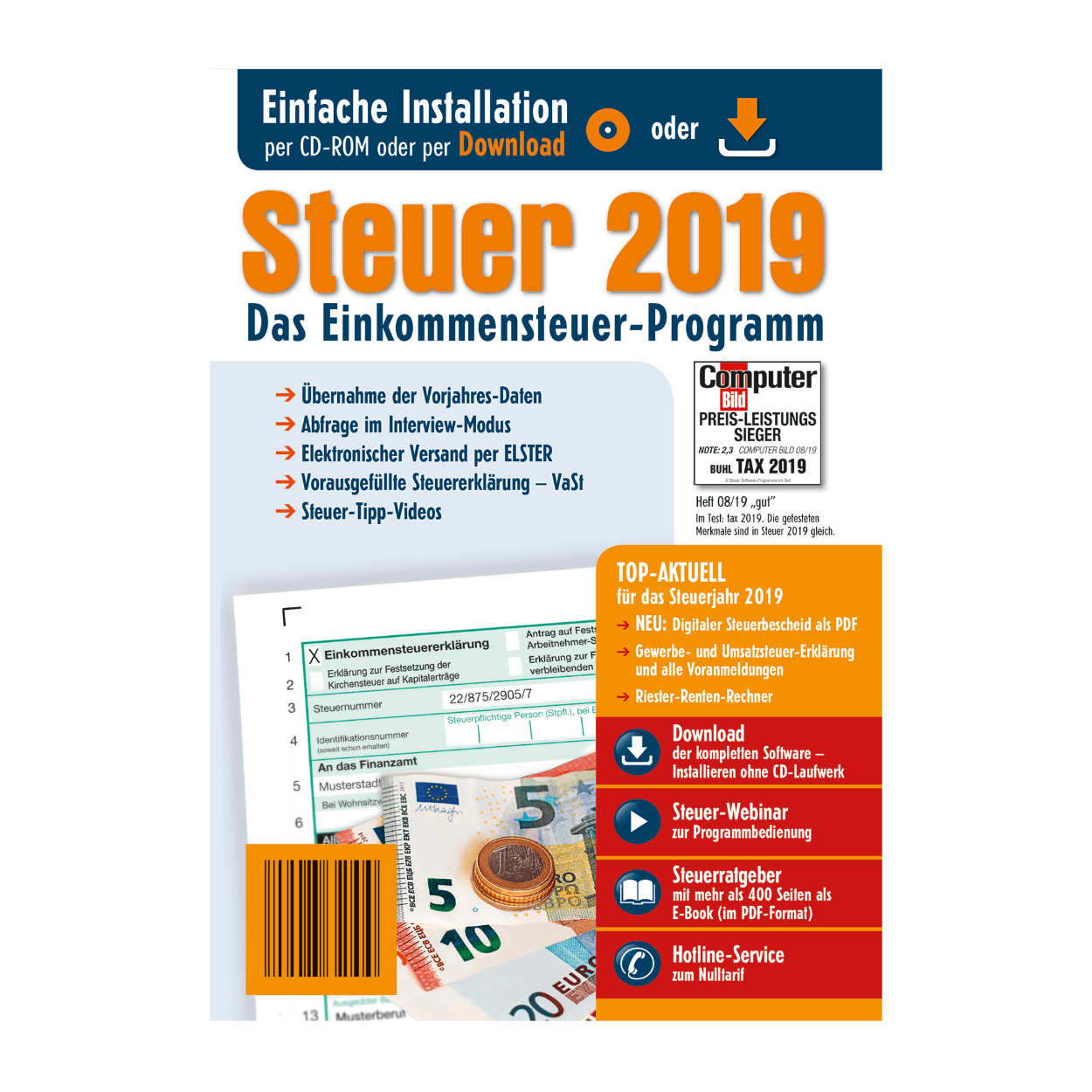 Steuer Programm 2019 Aldi Cd Rom Download 2019 Inkl Rechnung