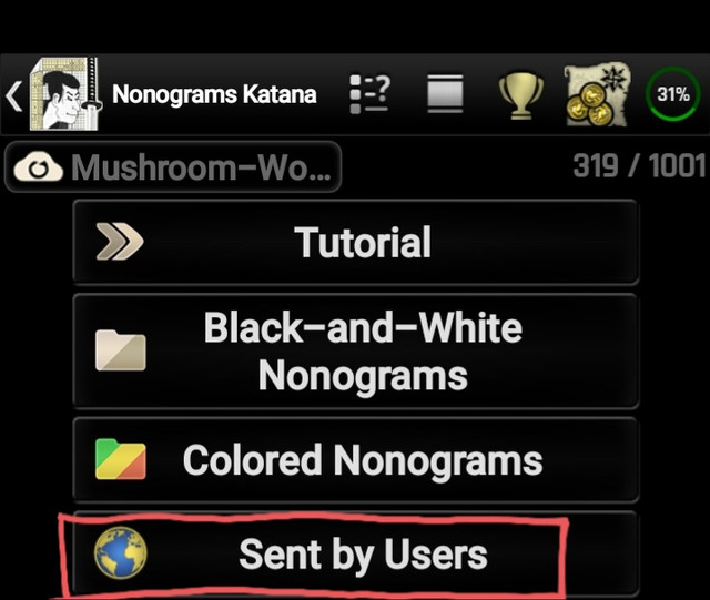 Comment section on Nonograms Katana app 01.jpg