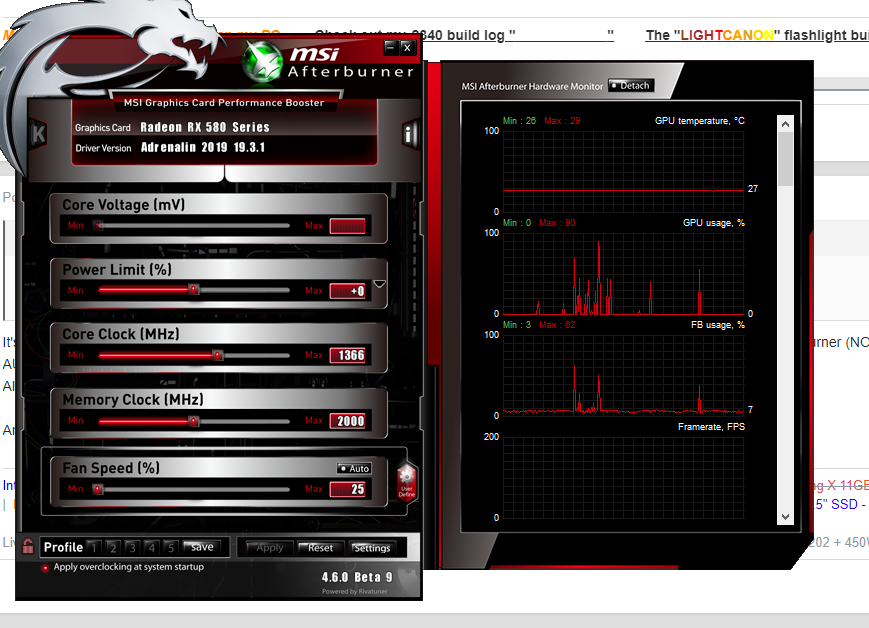 Fan speeds on RX580 weird? - Graphics Cards - Linus Tech Tips