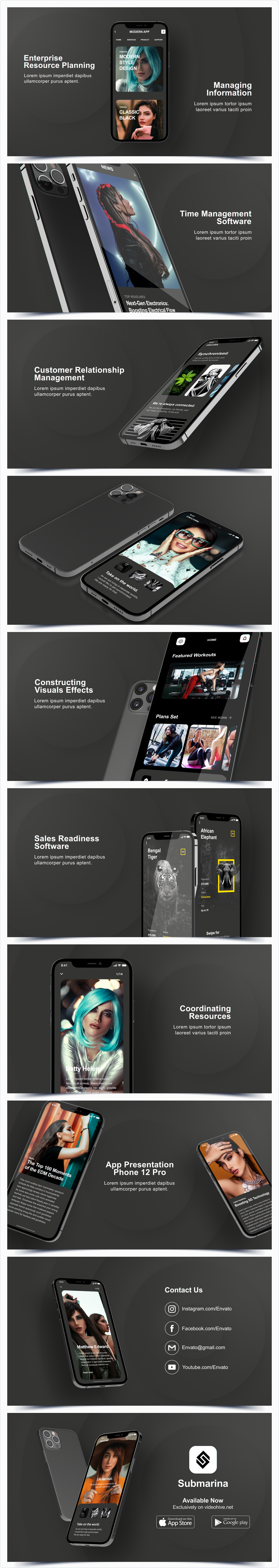App Presentation Mockup | Phone 12 Pro - 4