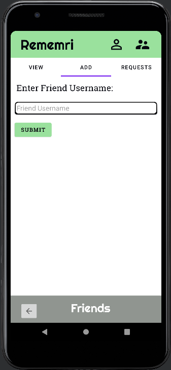 Friend View Add