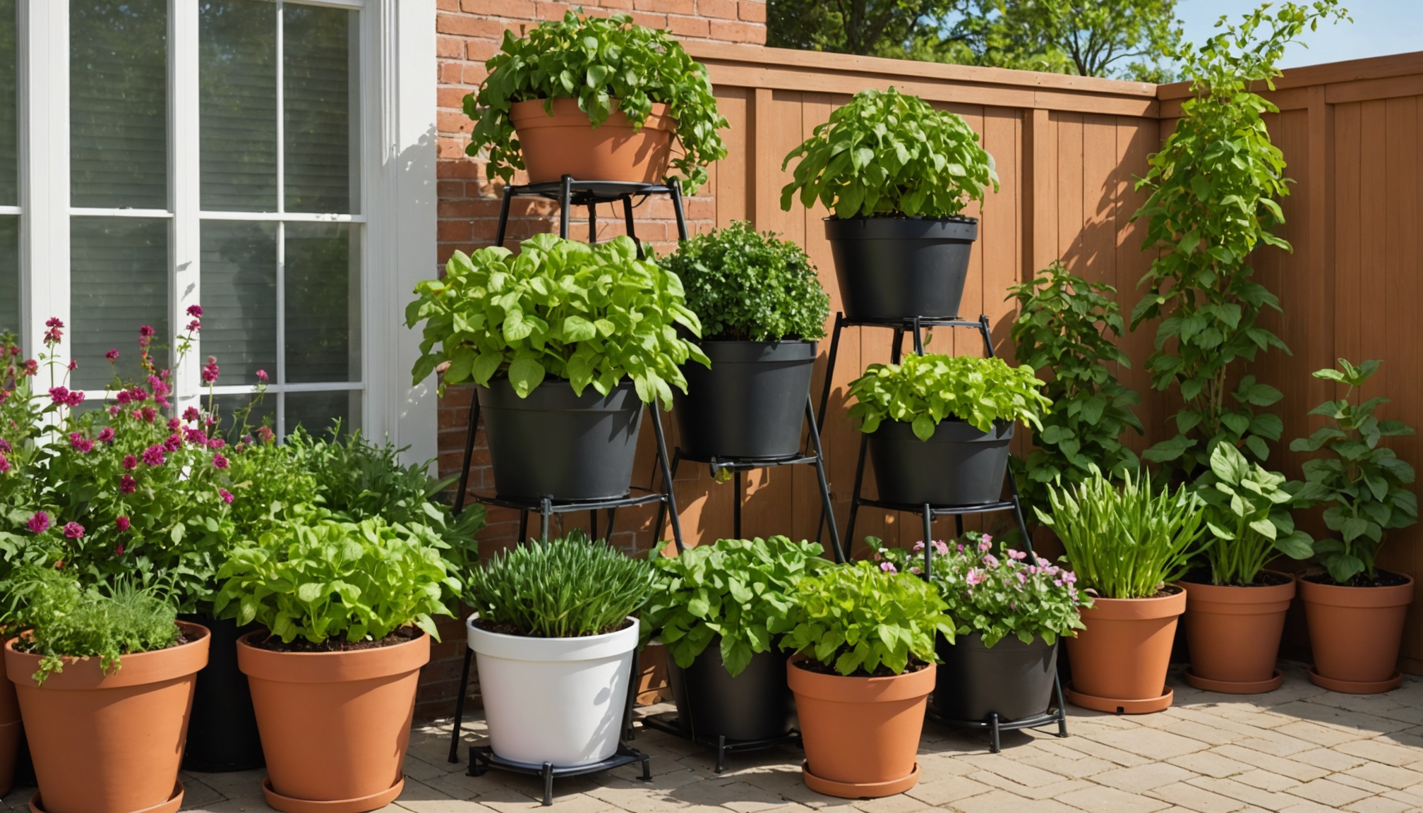 Container drainage holes potting soil setup — gardening guide