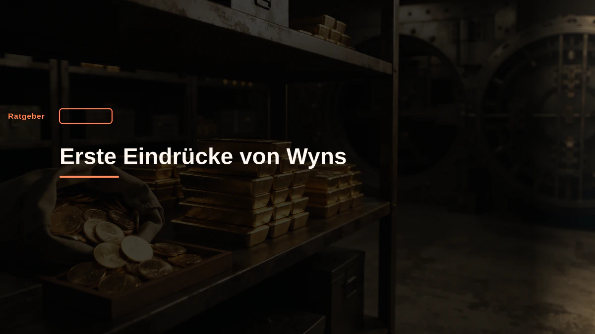 Erste Eindrücke von Wyns