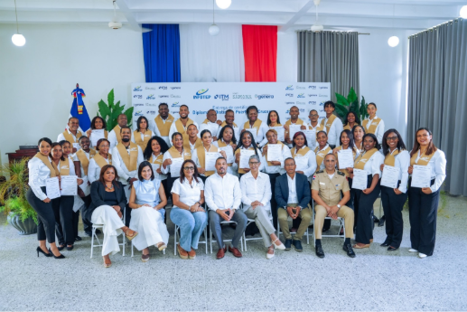 INFOTEP, Genera ITM y Port Samaná gradúan 47 participantes del Diplomado Distintivo Puertos de Cruceros de Arroyo Barril   .