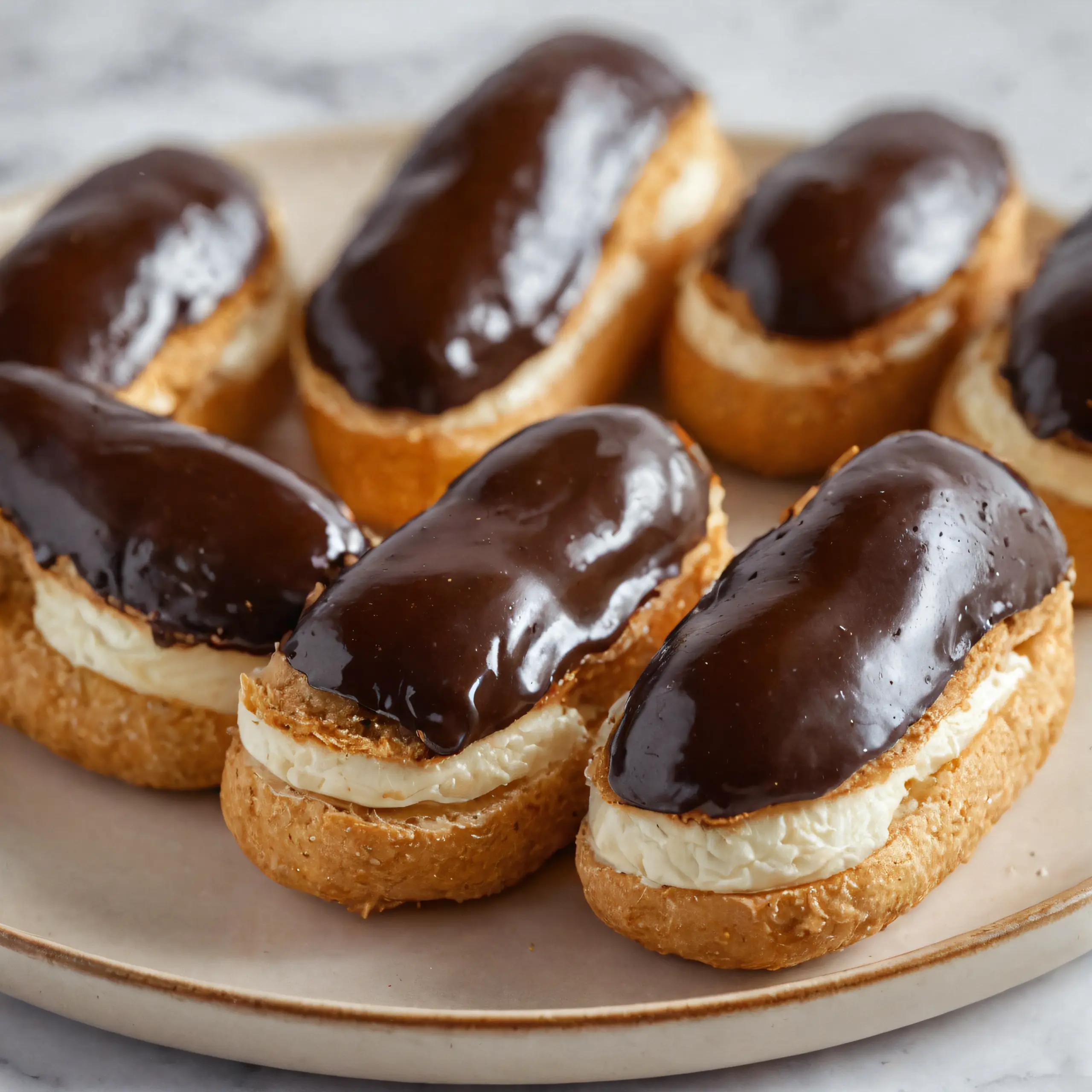 Chocolate-Dipped Mini Éclairs Formula