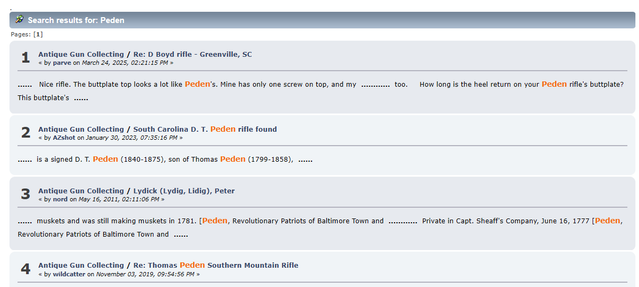 Peden search