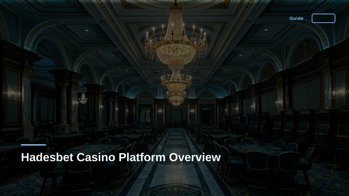 Hadesbet Casino Platform Overview
