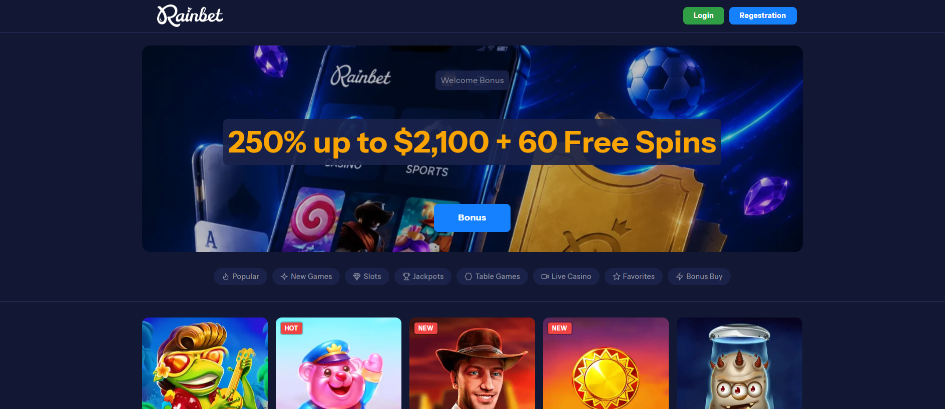 Stored capture of rainbetcasinoofficial.ca
