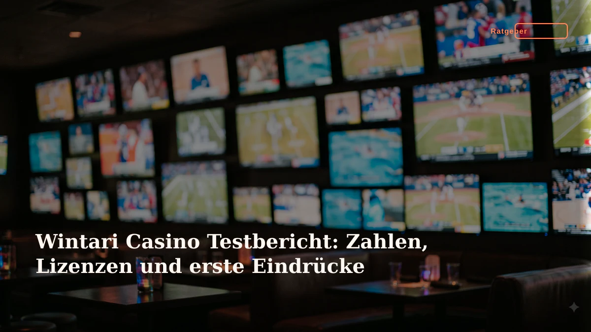 Wintari Casino Testbericht: Zahlen, Lizenzen und erste Eindrücke