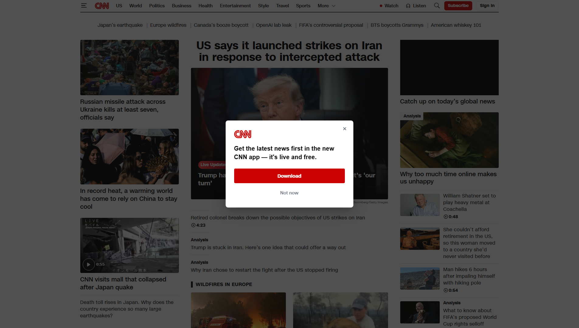 Stored capture of app.cnn-news.net
