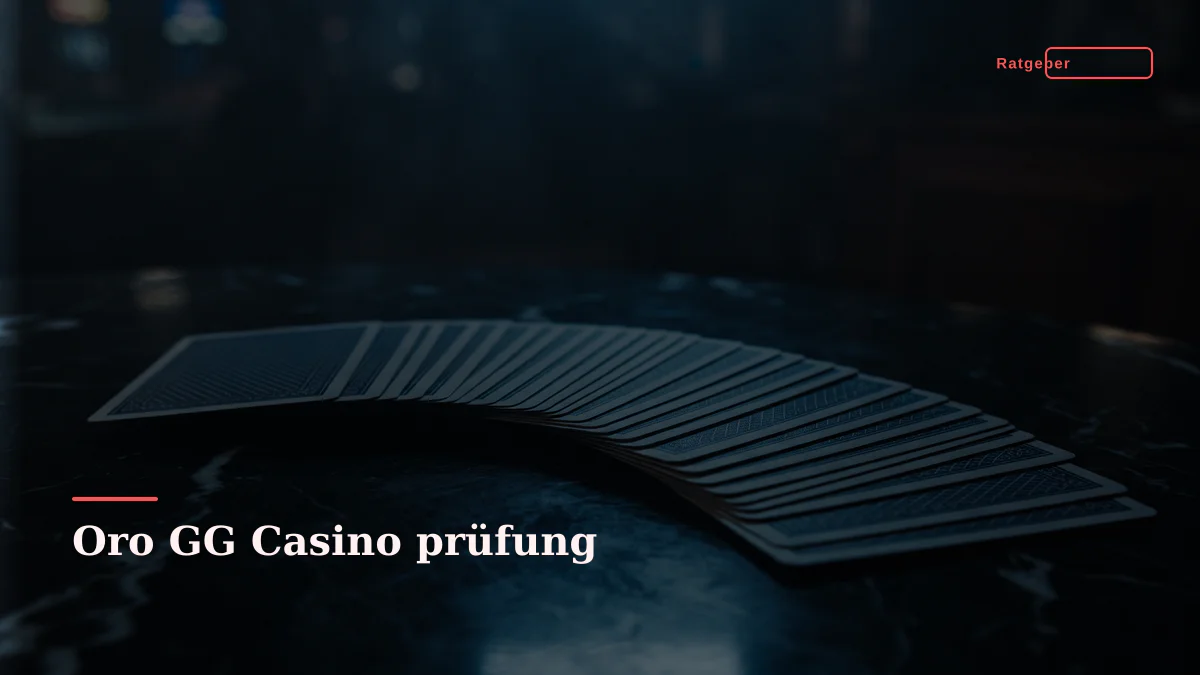 Oro GG Casino prüfung