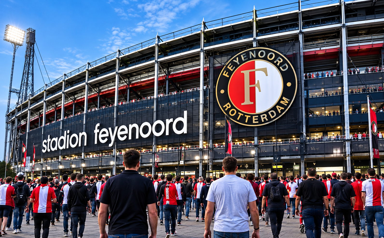 Supporters bij De Kuip