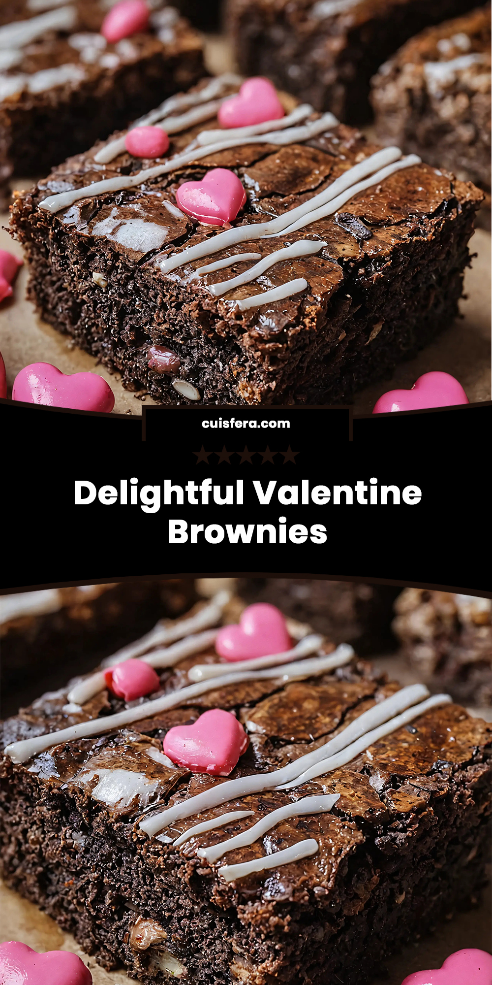 Delightful Valentine Brownies