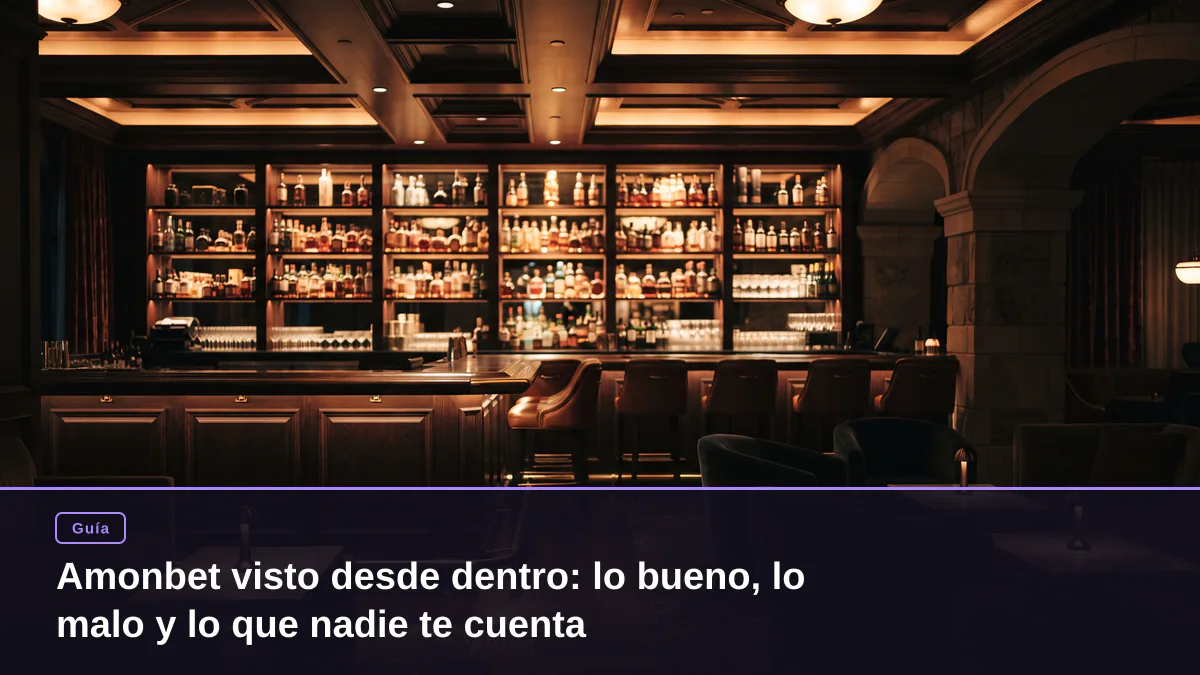 Amonbet visto desde dentro: lo bueno, lo malo y lo que nadie te cuenta