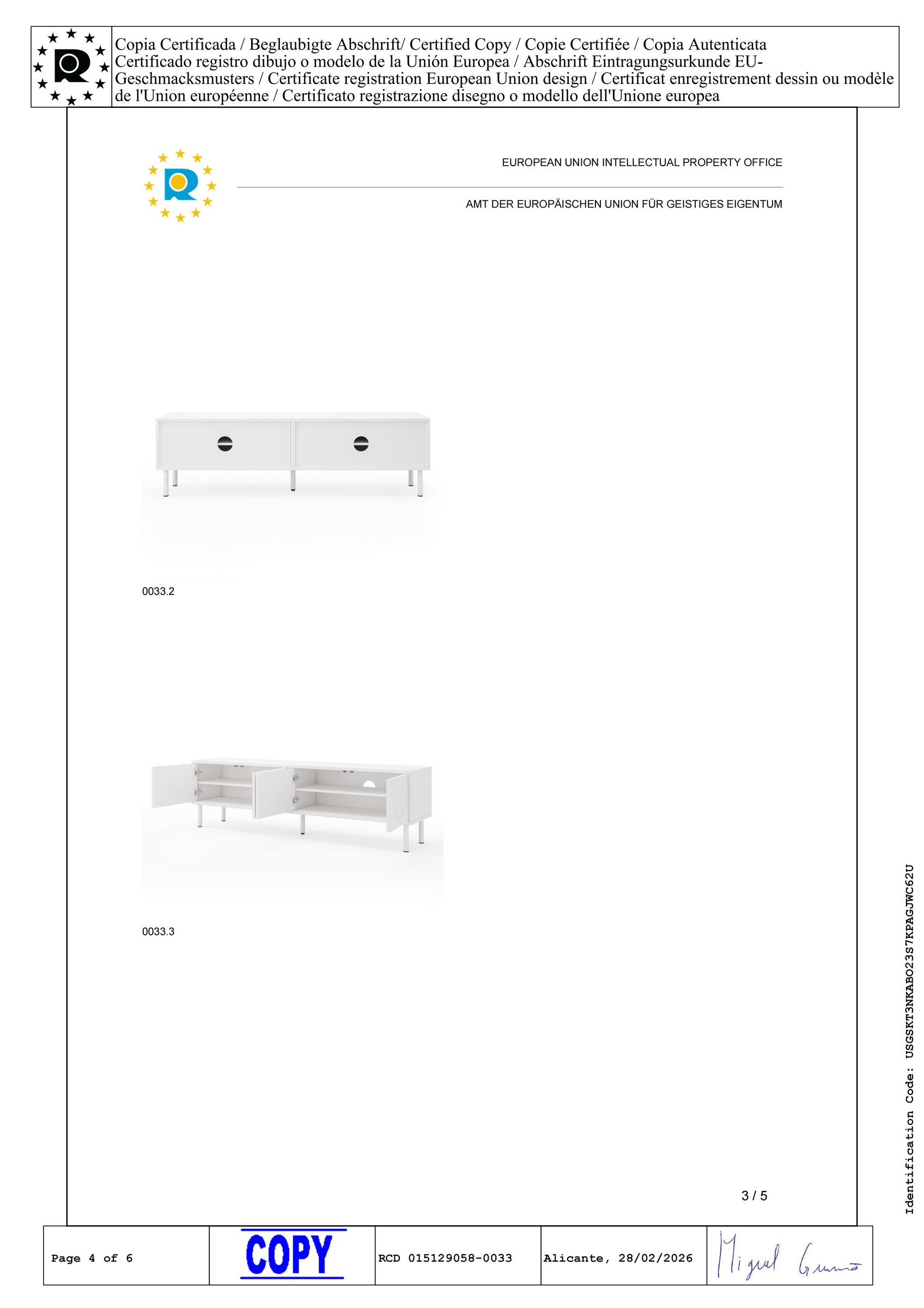 Meuble TV Blanc, Rangement, Gestion des Câbles, Étagères Réglables, Plan Relevable, Design Moderne - 180x40x52cm - Salon 4
