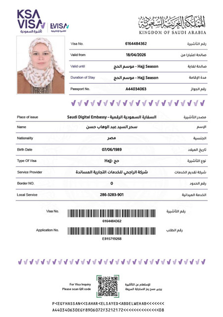 سحر السيد عبد الوهاب حسن