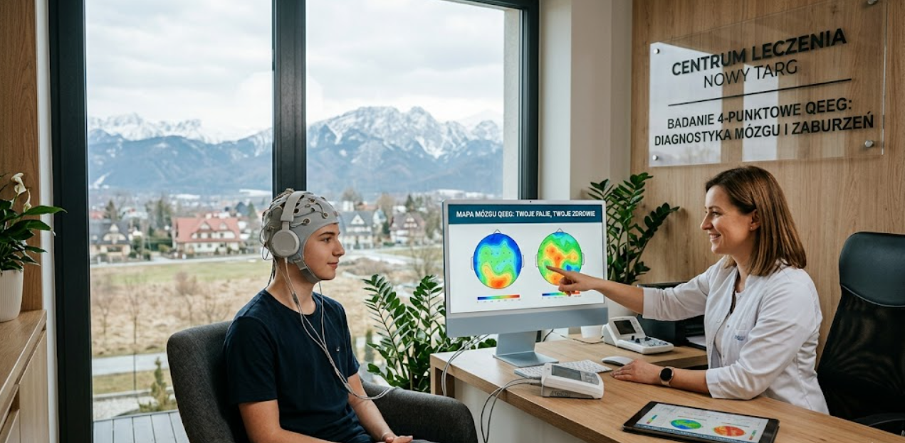Mapa mózgu QEEG w Nowym Targu: Dowiedz się, jak naprawdę pracuje Twój mózg