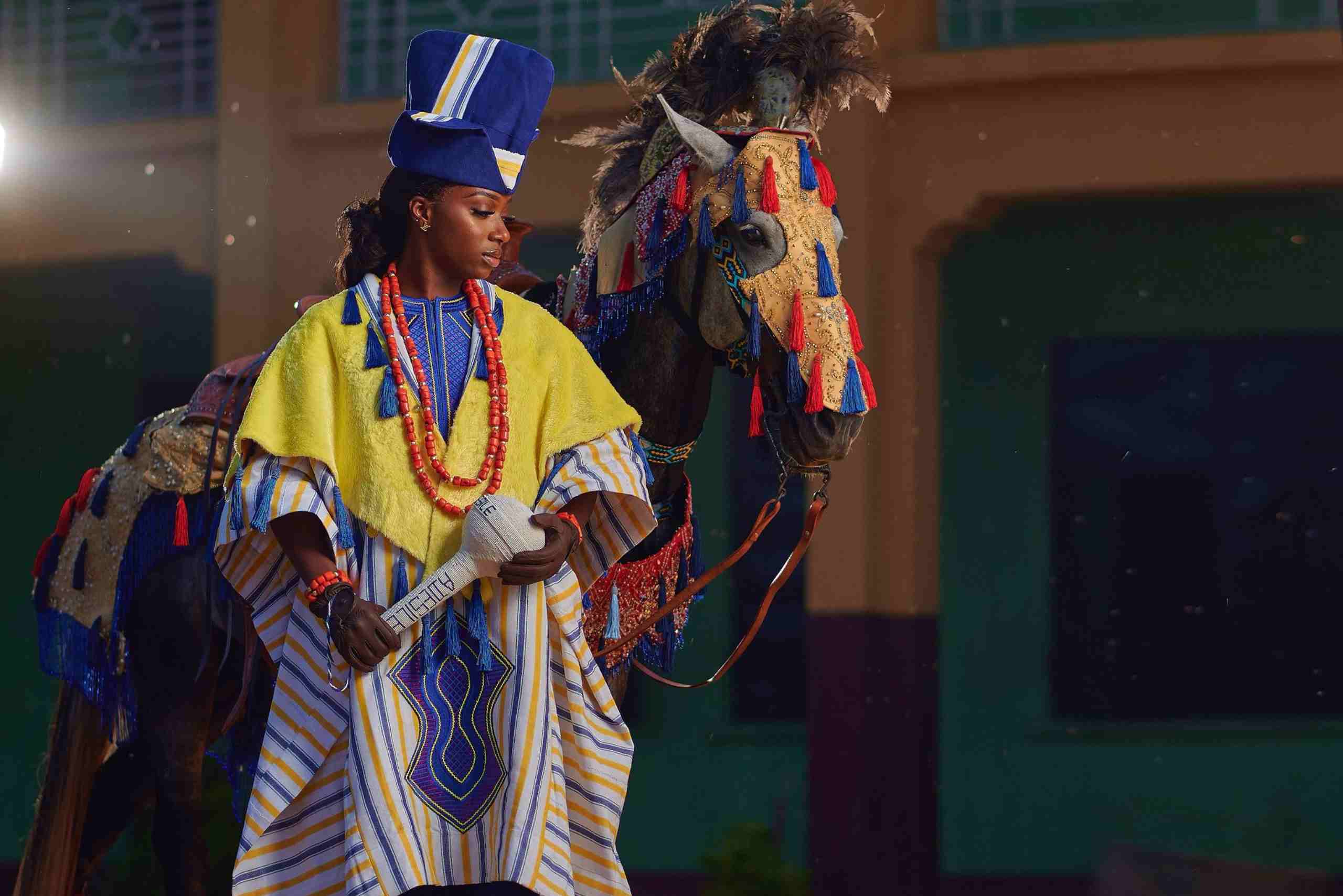 An image showing Princess Adesile, a member of one of the royal families at Ojude Oba 2025.