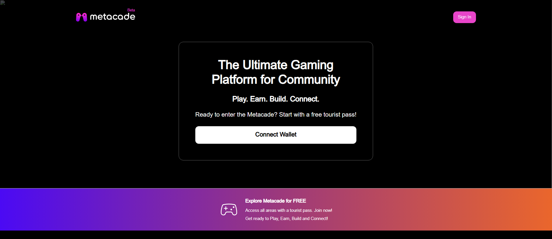 Screenshot of metacade-web.pages.dev
