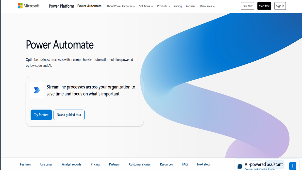 Power Automate Interface Preview