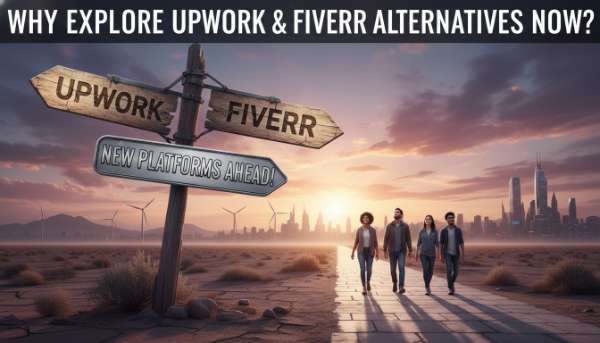 لماذا يجب عليك البحث عن بدائل Upwork و بدائل Fiverr الآن للمستقلين