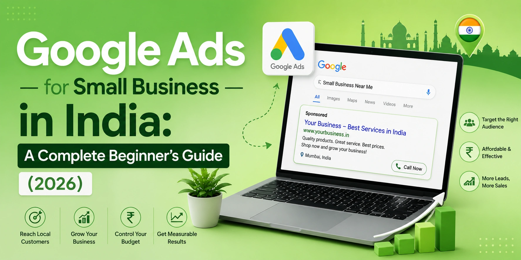 Google Ads for Small Business in India — A Beginner’s Guide (2026)