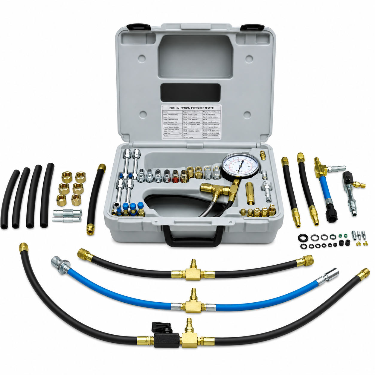 FUEL INJECTOR PRESSURE TEST KIT 0-140PSI