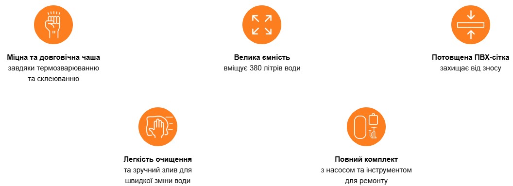 Надувна крижана ванна Aquajoy