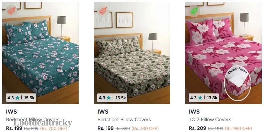 Bedshets Under 299 | Best Price Drop Today