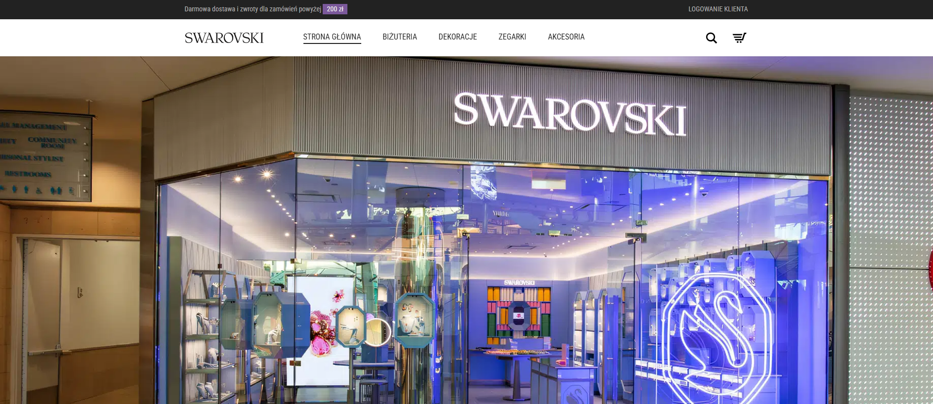 Stored capture of swarovski-polska.pl