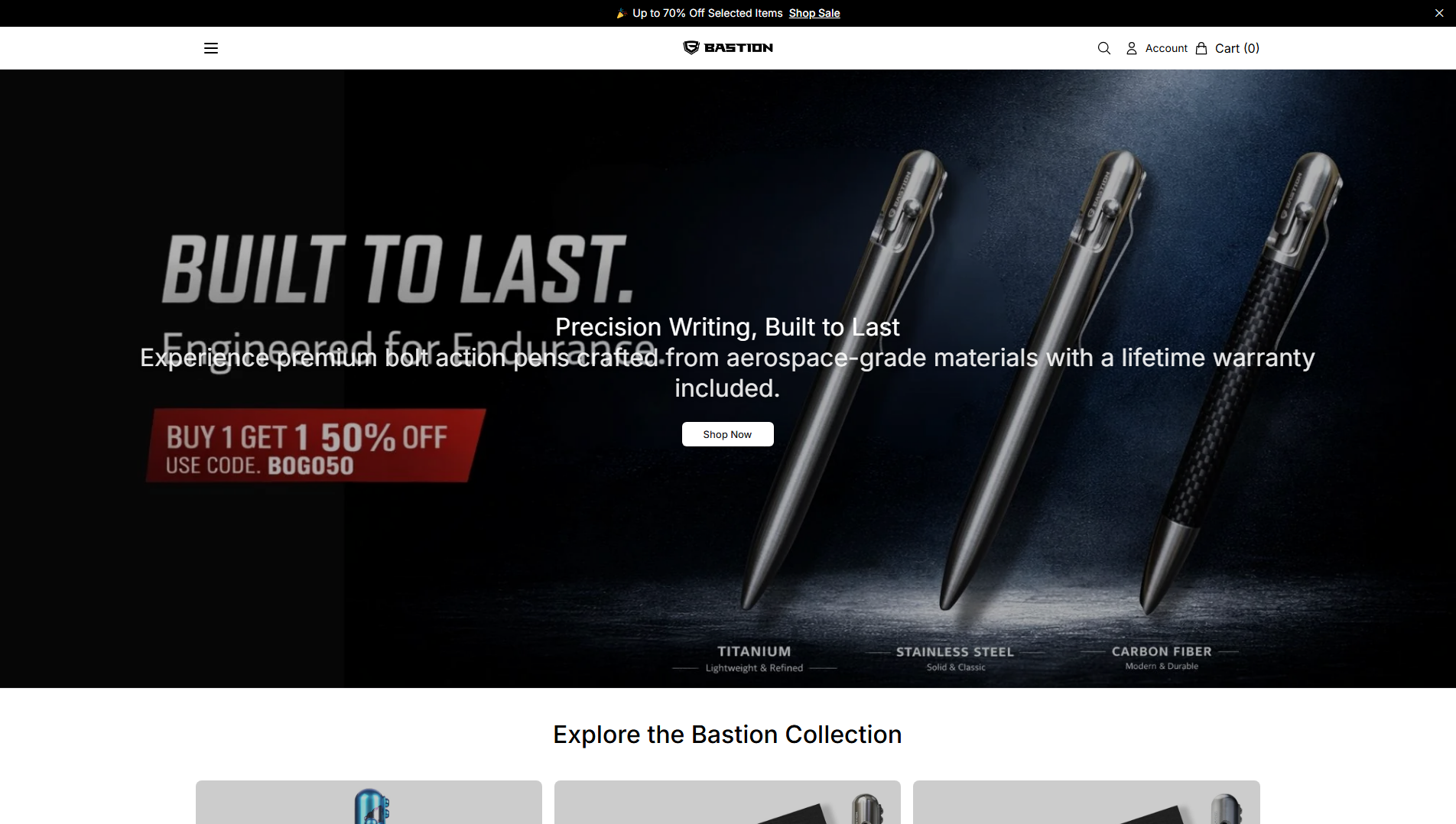 Stored capture of bastionstore.shop