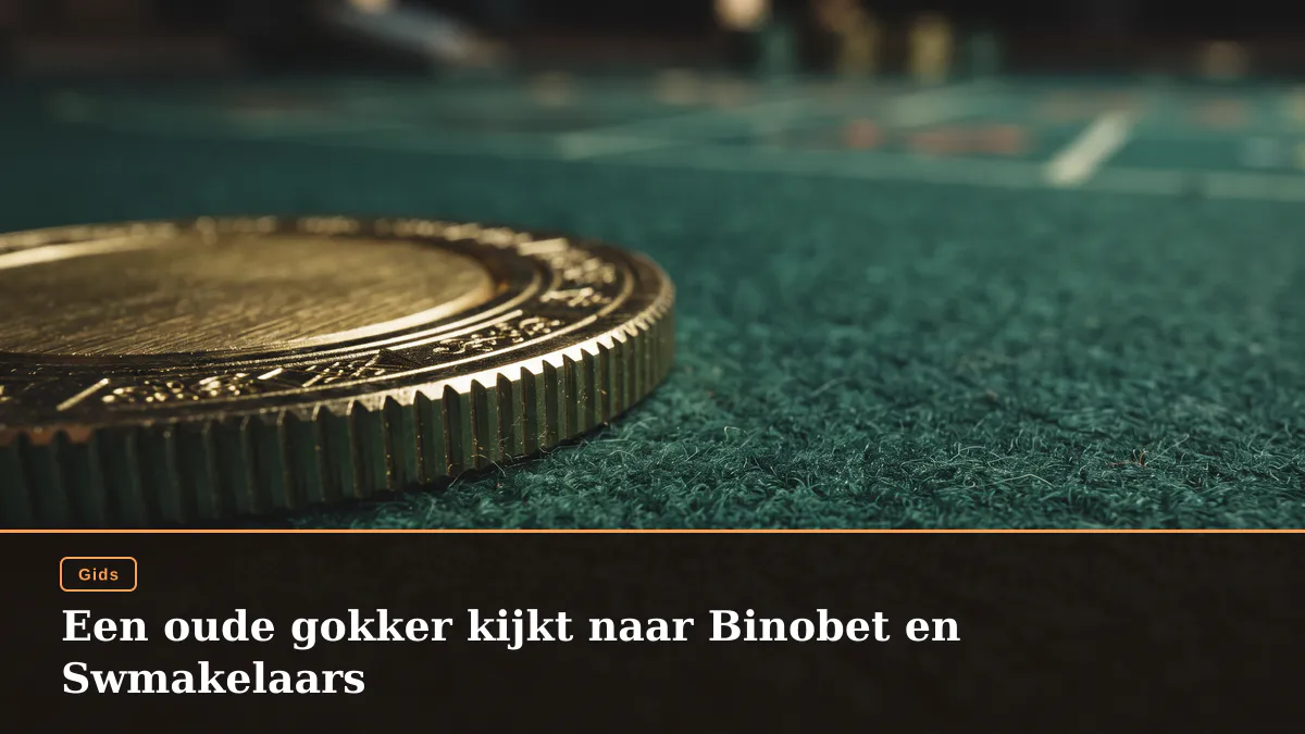 Een oude gokker kijkt naar Binobet en Swmakelaars
