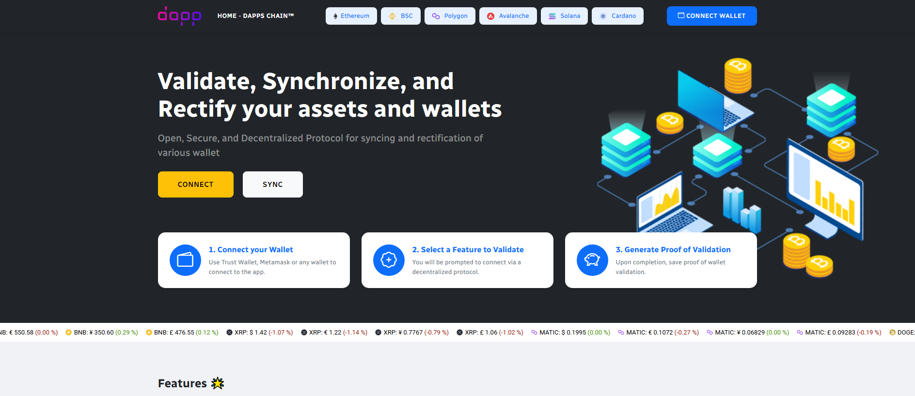 Screenshot of mainnet-42y.pages.dev