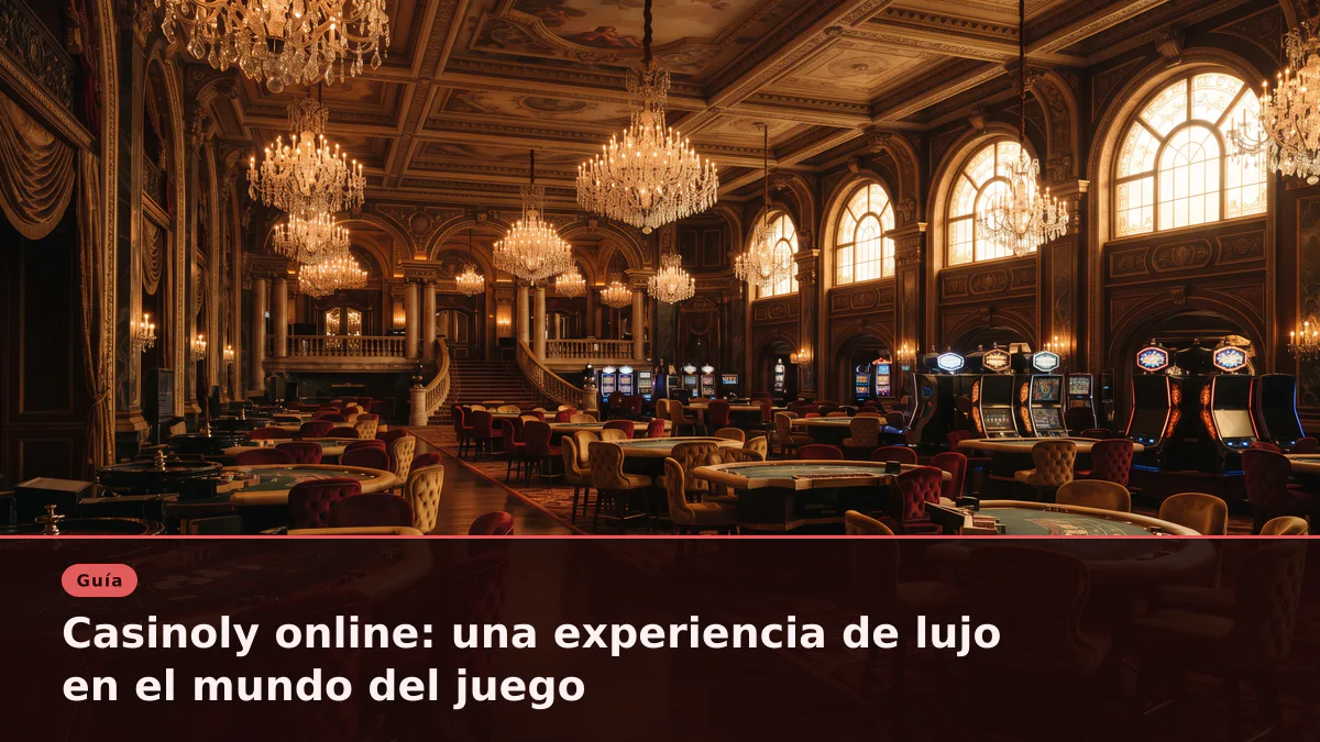 Casinoly online: una experiencia de lujo en el mundo del juego