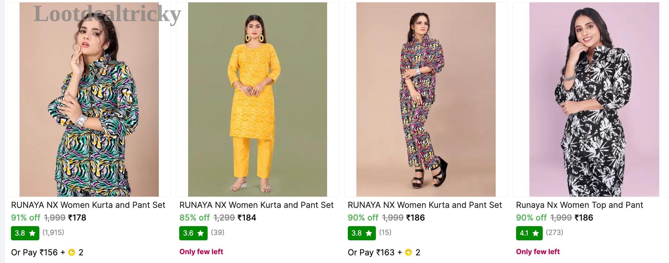 Women Kurta Pants | Loot Lo