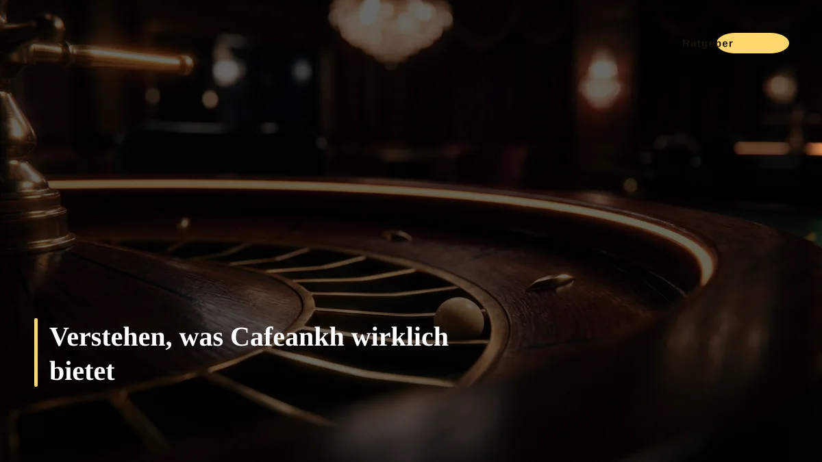 Verstehen, was Cafeankh wirklich bietet