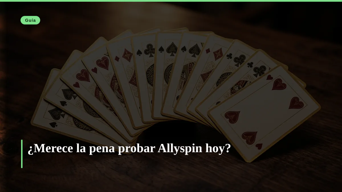 ¿Merece la pena probar Allyspin hoy?
