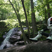 sit like a hunter waterfall
