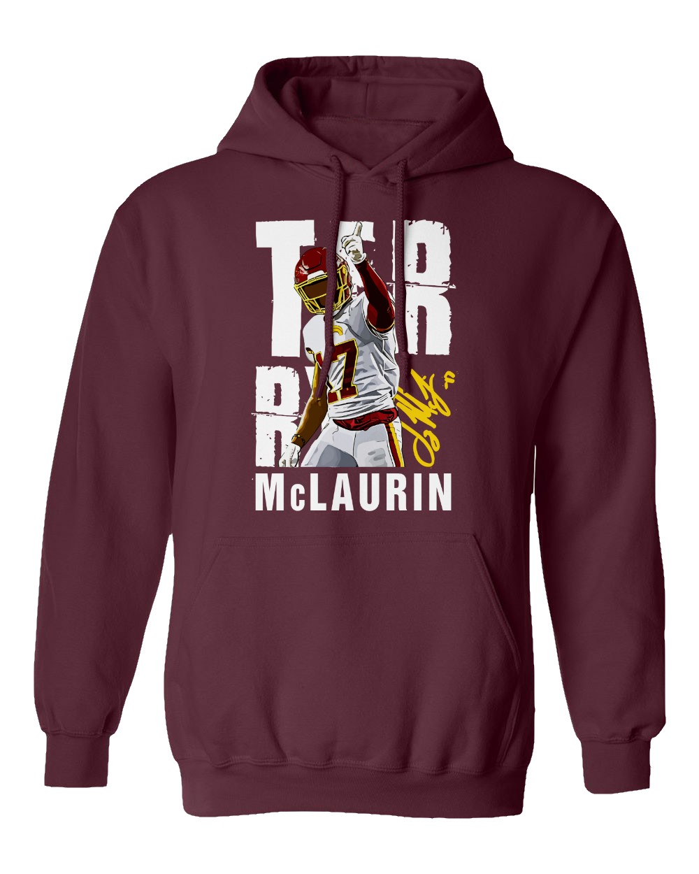 Healdsburg Crew Sweatshirt, Maroon/Cream