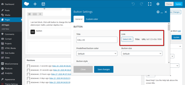 Button-URL