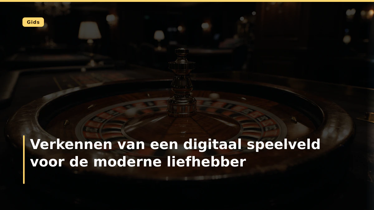 Verkennen van een digitaal speelveld voor de moderne liefhebber