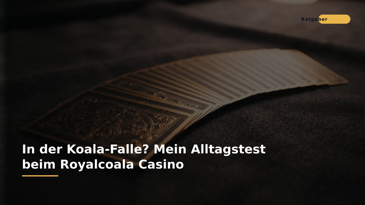 In der Koala-Falle? Mein Alltagstest beim Royalcoala Casino